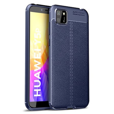 Huawei Y5P Kılıf Deri Silikon Yüzeyli Yüksek Kaliteli Sİlikondan Üretilmiş Premium Silikon Kapak RYC/Niss