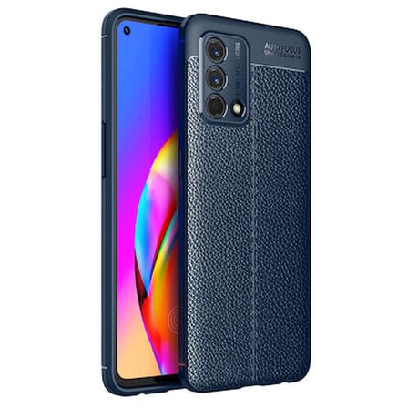 Oppo A74 4G Kılıf Deri Silikon Yüzeyli Yüksek Kaliteli Sİlikondan Üretilmiş Premium Silikon Kapak RYC/Niss