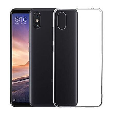 Xiaomi Mi 8 Kılıf Şeffaf Onyx TPU Süper Silikon Kapak