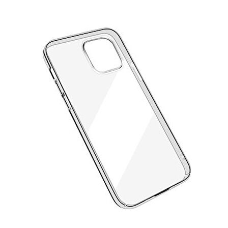 iPhone 14 Kılıf Sert Yapılı Şeffaf Farlas Silikon Kapak