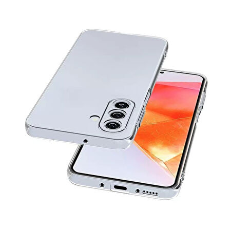 Galaxy A17 Kılıf Esnek ve Şeffaf Sheer Premium TPU Silikon Kapak