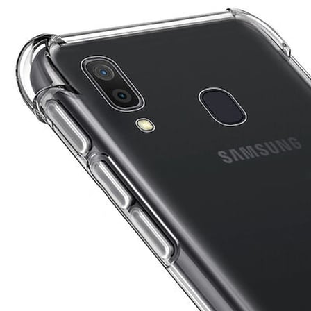 Samsung Galaxy A01 Kılıf Köşe Korumalı Şeffaf Sert Premium Silikon Kapak RYC/Nitro