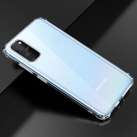 Samsung Galaxy S10 Lite Kılıf Köşe Korumalı Şeffaf Sert Premium Silikon Kapak RYC/Nitro