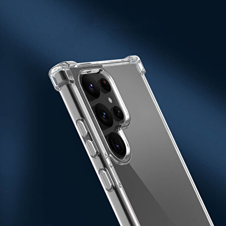 Redmi Note 9S Kılıf Köşe Korumalı Şeffaf Sert Premium Silikon Kapak RYC/Nitro
