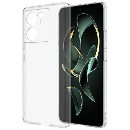 Xiaomi Mi 13T Pro Kılıf Şeffaf Tasarımlı Droga Premium Kapak