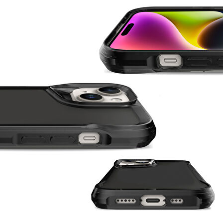 Samsung Galaxy S24 Ultra Kılıf Şeffaf ve Sert T-Max Premium Kapak