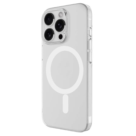 iPhone 12 Pro Max Kılıf Magsafe Şarj Özellikli Şeffaf Kamera Çerçeveli Porto Kapak