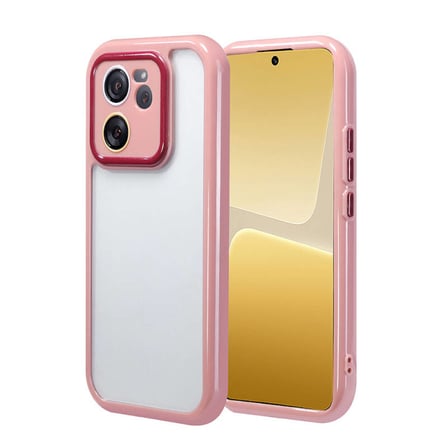 Xiaomi Mi 13T Kılıf Kamera Korumalı Renkli Kenar ve Çerçeve Tasarımlı Vitamin Kapak