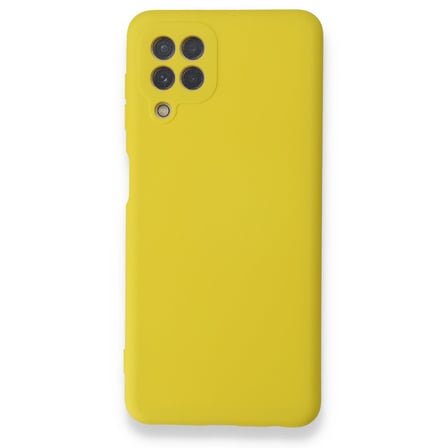 Samsung Galaxy M22 İçi Kadife Kaplı Esnek Silikon Kapak RYC/ Nano Lansman