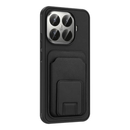 Xiaomi 15T Pro Kılıf Kartlıklı ve Deri Dokulu Şık ApexWallet Premium Kapak RYC/Bikart