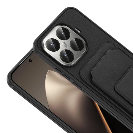 Xiaomi 15T Pro Kılıf Kartlıklı ve Deri Dokulu Şık ApexWallet Premium Kapak RYC/Bikart
