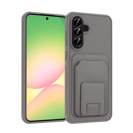 Samsung Galaxy A56 Kılıf TPU Malzemeli ve Deri Dokulu Şık NexaCard Premium Kapak
