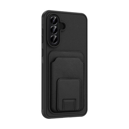 Samsung Galaxy S25 FE Kılıf TPU Malzemeli ve Deri Dokulu Şık NexaCard Premium Kapak