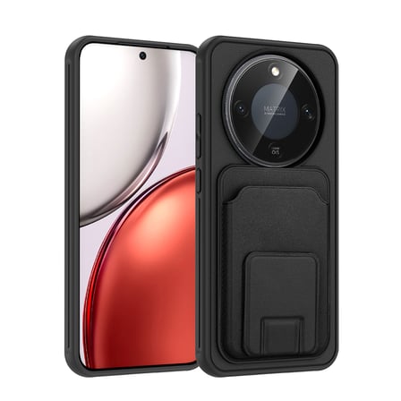 Honor Magic 8 Lite 5G Kılıf TPU Malzemeli ve Deri Dokulu Şık NexaCard Premium Kapak