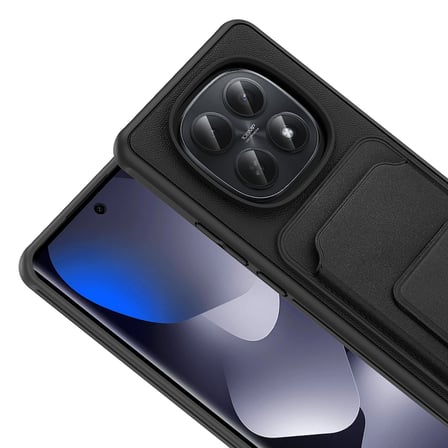 Redmi Note 15 Pro Kılıf TPU Malzemeli ve Deri Dokulu Şık NexaCard Premium Kapak