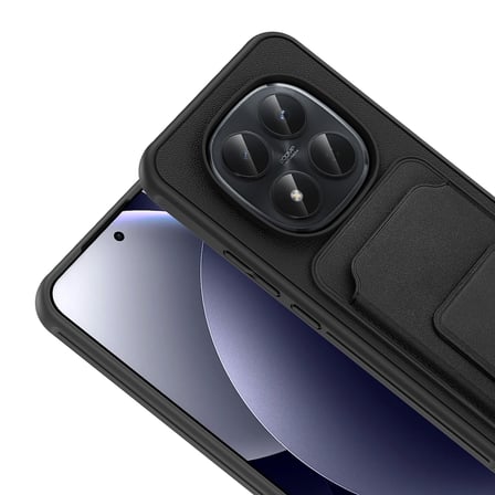 Redmi Note 15 Pro Kılıf TPU Malzemeli ve Deri Dokulu Şık NexaCard Premium Kapak