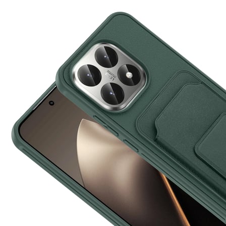 Xiaomi 15T Kılıf TPU Malzemeli ve Deri Dokulu Şık NexaCard Premium Kapak