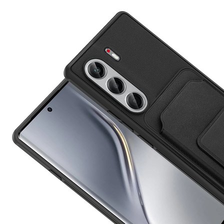 Tecno Camon 40 Pro Kılıf Deri Dokulu ve Kartlıklı BiKart TPU Premium Kapak