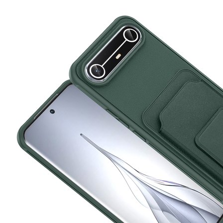 Tecno Spark Slim 5G Kılıf Deri Dokulu ve Kartlıklı BiKart TPU Premium Kapak