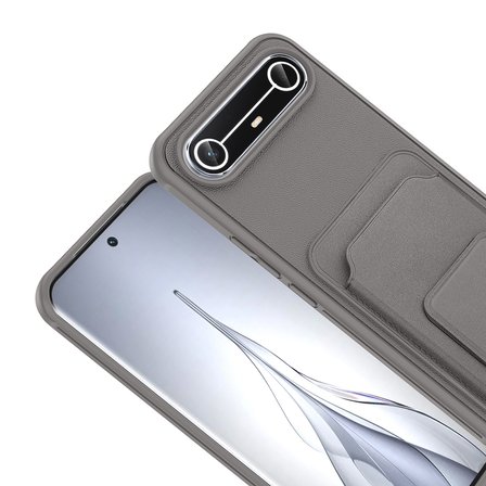 Tecno Spark Slim 5G Kılıf Deri Dokulu ve Kartlıklı BiKart TPU Premium Kapak