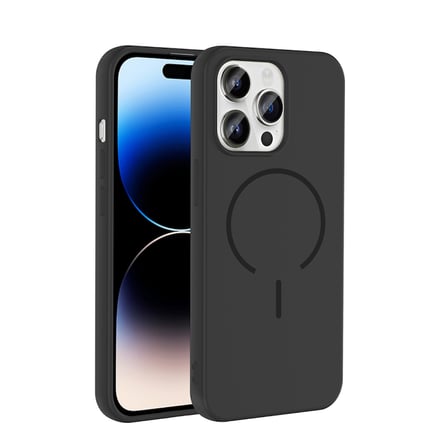 iPhone 14 Pro Max Kılıf Magsafe Özelikli ve Pastel Şarj Özellikli ŞIk Meta Premium Silikon Kapak