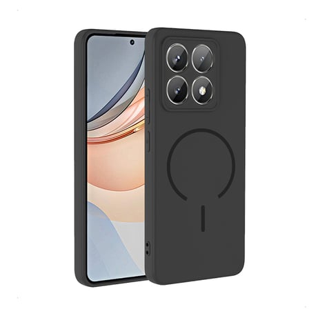 Xiaomi 14T Pro Kılıf Magsafe Özelikli ve Pastel Şarj Özellikli ŞIk Meta Premium Silikon Kapak