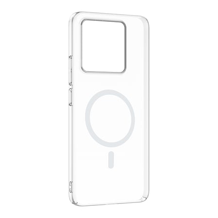 Samsung Galaxy S24 FE Kılıf İnce Ve Sert Yapılı Şeffaf Magsafe Silikon Kapak RYC/London