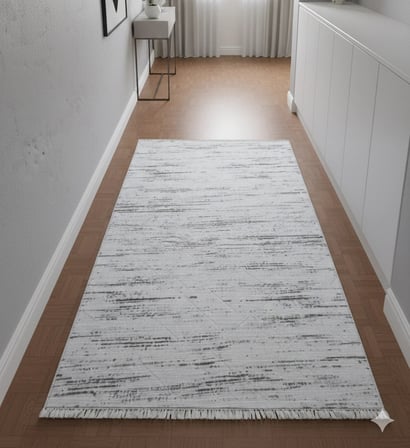 Yağmurser Lüx Yumuşak Dokulu Kaymaz Taban Halı Yolluk 3055 Gri