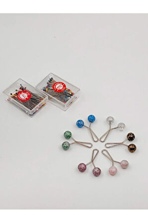 Eşarp ve Şal İçin Klips & İğne Seti