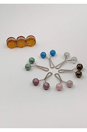 Eşarp ve Şal İçin Klips & Mıknatıs Seti