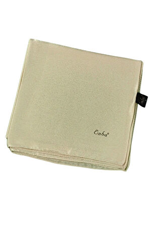 Enba Parlak Dokulu Düz Renk Jan Jan Eşarp - Zarif ve Modern Tasarım