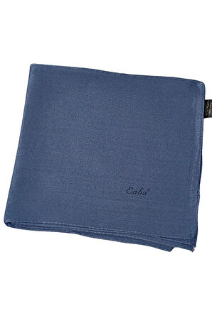 Enba Parlak Dokulu Düz Renk Jan Jan Eşarp - Zarif ve Modern Tasarım