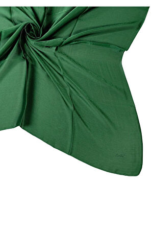 Enba Parlak Dokulu Düz Renk Jan Jan Eşarp - Zarif ve Modern Tasarım