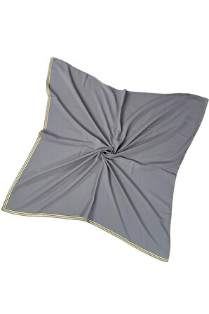 Enba Biyeli Medine İpeği Düz Renk Eşarp 100x100 cm – Şıklık ve Konfor