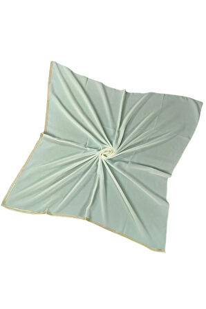 Enba Biyeli Medine İpeği Düz Renk Eşarp 100x100 cm – Şıklık ve Konfor