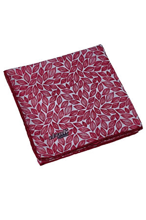 Ebruli Prime Pamuk Comfort Desenli Eşarp 90x90 cm - Yaprak Desenli