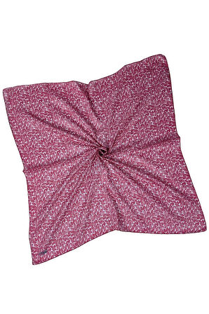 Ebruli Prime Pamuk Comfort Desenli Eşarp 90x90 cm - Yaprak Desenli