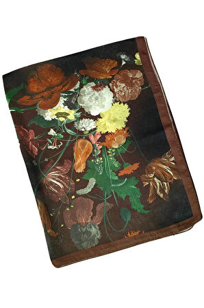 Emproyal Vual Pamuk Şal 75x190 cm - Çiçek Desenli