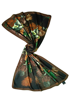 Emproyal Vual Pamuk Şal 75x190 cm - Çiçek Desenli