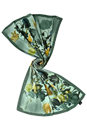 Emproyal Vual Pamuk Şal 75x190 cm - Çiçek Desenli