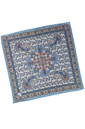 Prime Pamuk Etnik Desenli Eşarp 90x90 cm