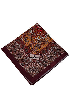 Prime Pamuk Etnik Desenli Eşarp 90x90 cm