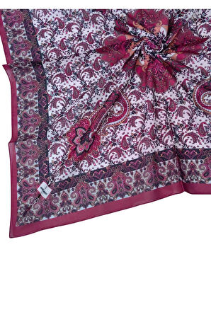 Prime Pamuk Etnik Desenli Eşarp 90x90 cm