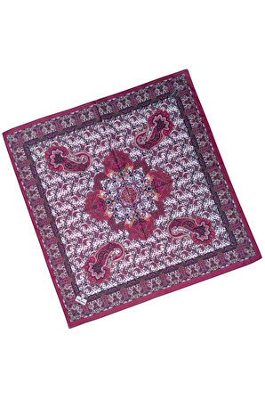 Prime Pamuk Etnik Desenli Eşarp 90x90 cm