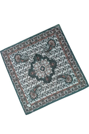 Prime Pamuk Etnik Desenli Eşarp 90x90 cm