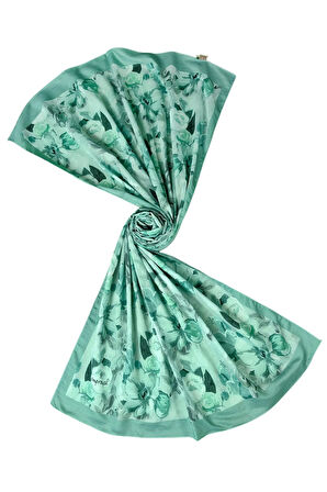 Emproyal Vual Pamuk Şal 75x190 cm - Çiçek Desenli