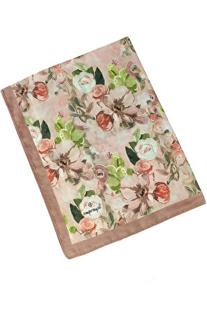 Emproyal Vual Pamuk Şal 75x190 cm - Çiçek Desenli