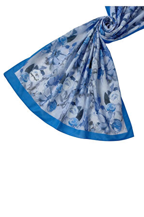 Emproyal Vual Pamuk Şal 75x190 cm - Çiçek Desenli