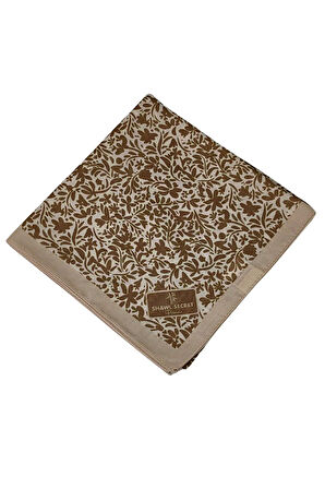 Mim Prime Pamuk Çiçek Desenli Eşarp 90x90 cm