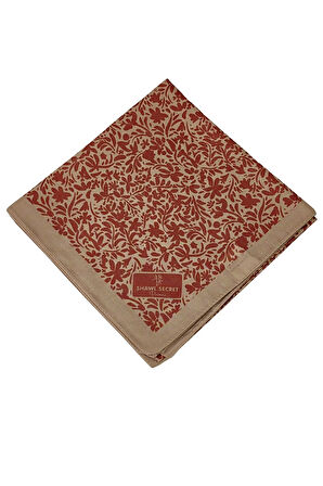 Mim Prime Pamuk Çiçek Desenli Eşarp 90x90 cm